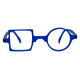 Reading glasses Patchwork Electric blue