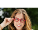 Reading glasses Patchwork - Red