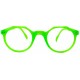 Reading glasses Hurricane - Neon green with correction