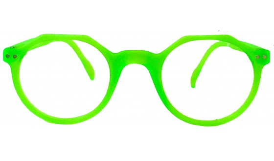 Reading glasses Hurricane - Neon green with correction