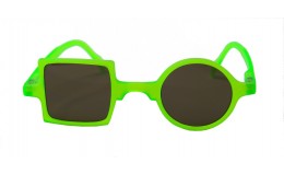 Sunglasses Patchwork - Neon green