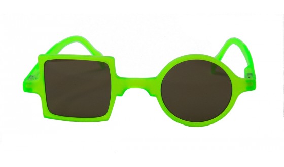 Sunglasses Patchwork - Neon green