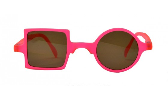 Sunglasses Patchwork - Neon pink