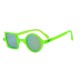 Sunglasses Mirror Patchwork - Neon green