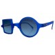 Sunglasses Patchwork - Bleu Klein blue shaded glass