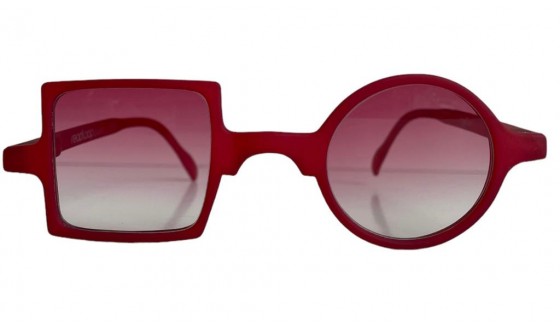 Sunglasses Patchwork - Red shaded glass