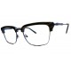 Lunettes optique SEAN - Blue metal and marbled tortoise
