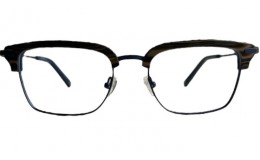 Lunettes optique SEAN - Blue metal and marbled tortoise