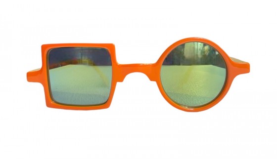 Sunglasses Patchwork - Orange